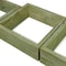 Ekena Millwork Square, Open Back, Vintage Farmhouse Shadow Box Shelves, Barnwood Decor Collection, PK3 DECR15SBSQOBGR - alternate 3